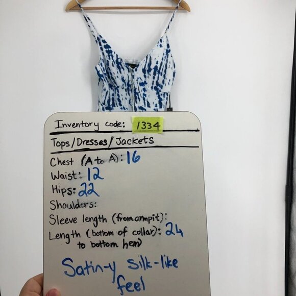 NWT House of Harlow 1960 X REVOLVE  White & Blue Tie Dye Lina Mini Dress size XS - Picture 15 of 16